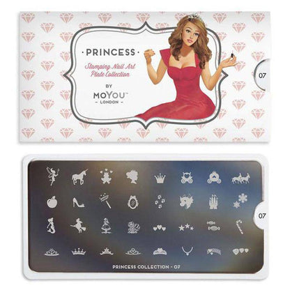 Princess 07 ✦ Nail Stamping Plate - MoYou London