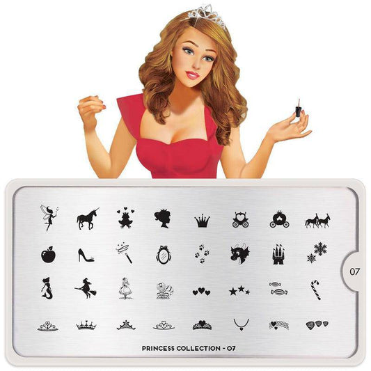 Princess 07 ✦ Nail Stamping Plate - MoYou London