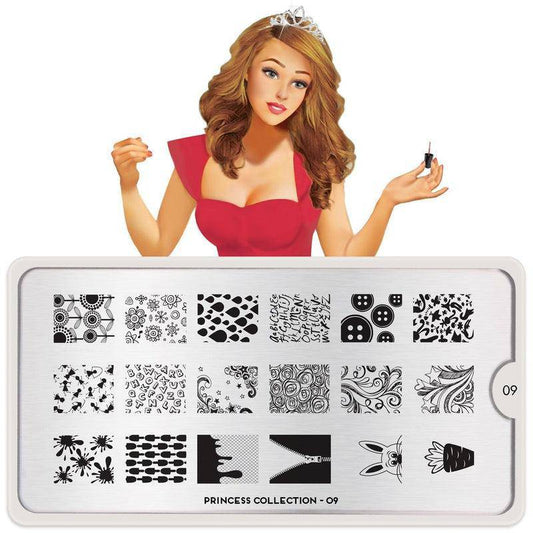 Princess 09 ✦ Nail Stamping Plate - MoYou London