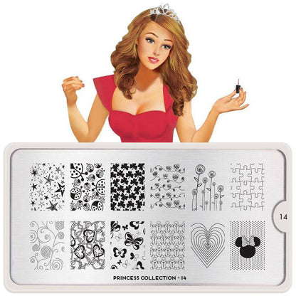 Princess 14 ✦ Nail Stamping Plate - MoYou London