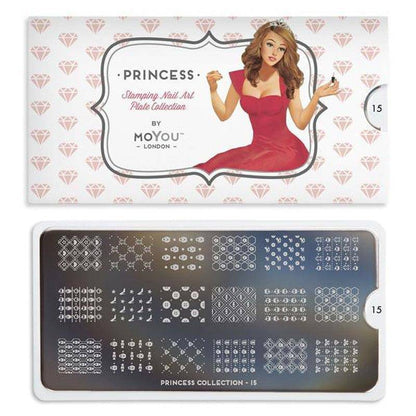 Princess 15 ✦ Nail Stamping Plate - MoYou London