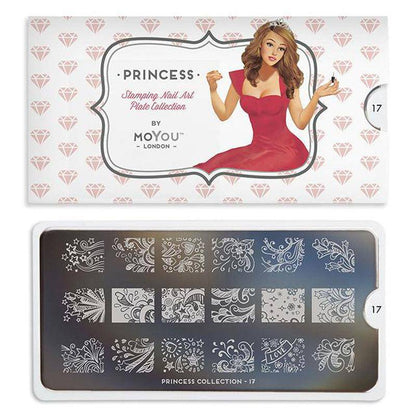 Princess 17 ✦ Nail Stamping Plate - MoYou London