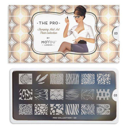 Pro 03 ✦ Nail Stamping Plate - MoYou London