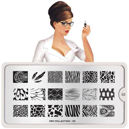 Pro 03 ✦ Nail Stamping Plate - MoYou London
