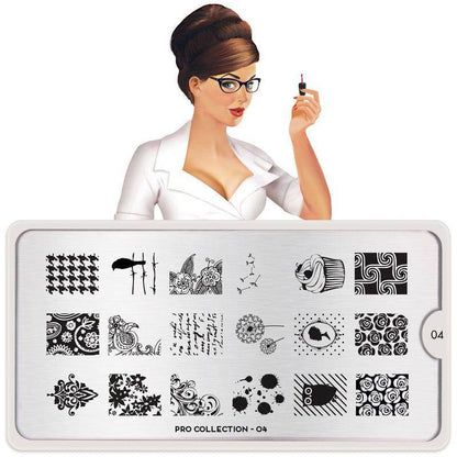 Pro 04 ✦ Nail Stamping Plate - MoYou London