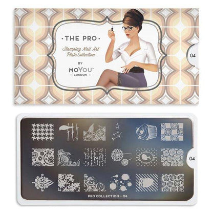 Pro 04 ✦ Nail Stamping Plate - MoYou London