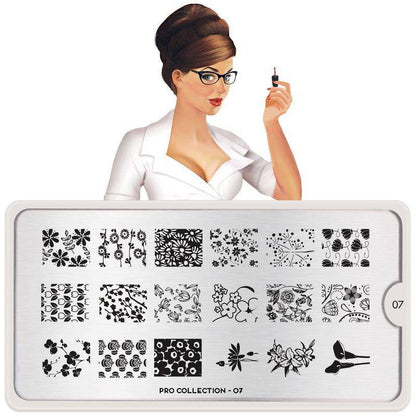 Pro 07 ✦ Nail Stamping Plate - MoYou London