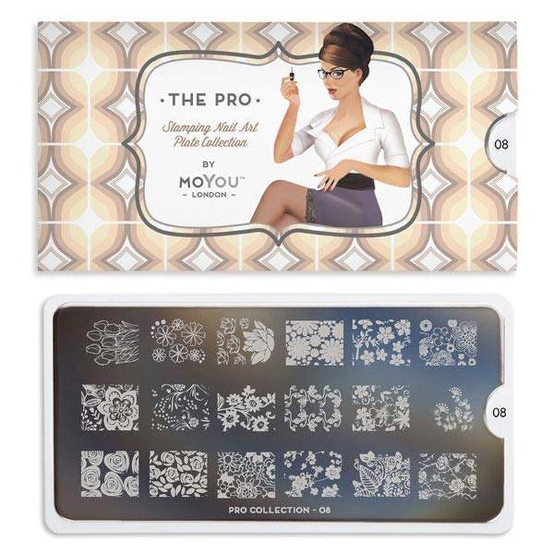 Pro 08 ✦ Nail Stamping Plate - MoYou London