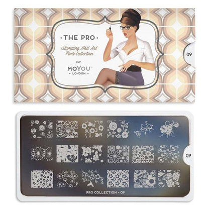 Pro 09 ✦ Nail Stamping Plate - MoYou London