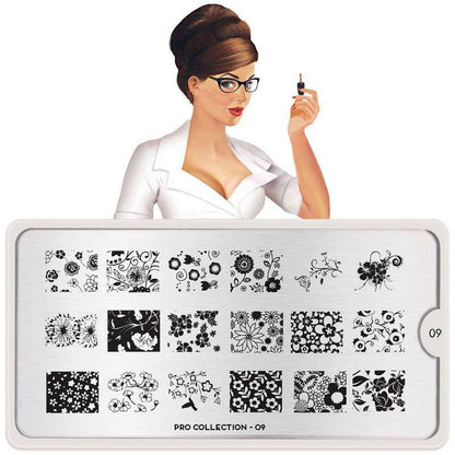 Pro 09 ✦ Nail Stamping Plate - MoYou London
