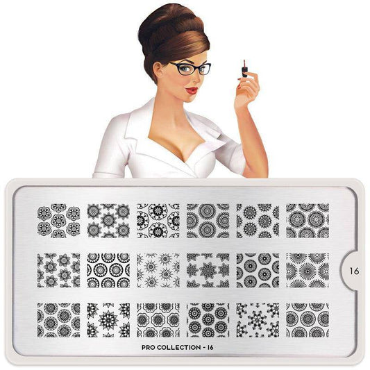 Pro 16 ✦ Nail Stamping Plate - MoYou London