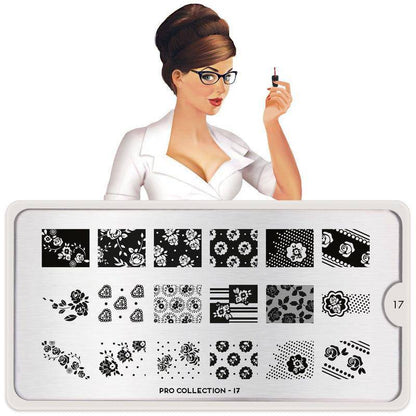 Pro 17 ✦ Nail Stamping Plate - MoYou London