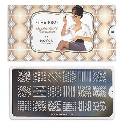 Pro 18 ✦ Nail Stamping Plate - MoYou London