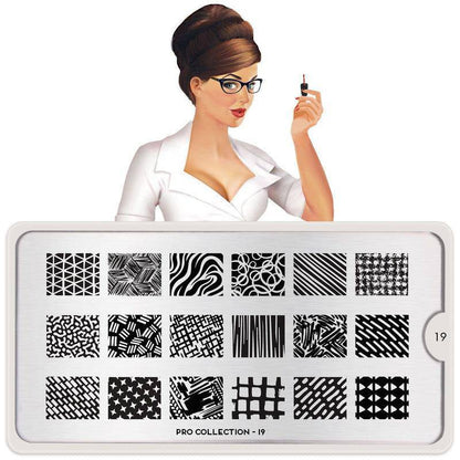 Pro 19 ✦ Nail Stamping Plate - MoYou London