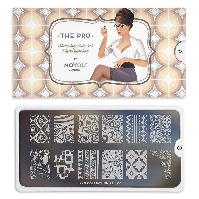 Pro XL 03 ✦ Nail Stamping Plate - MoYou London