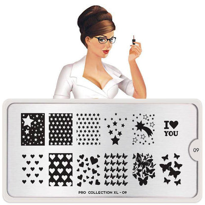 Pro XL 09 ✦ Nail Stamping Plate - MoYou London