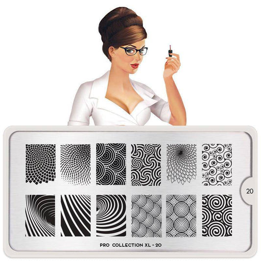 Pro XL 20 ✦ Nail Stamping Plate - MoYou London