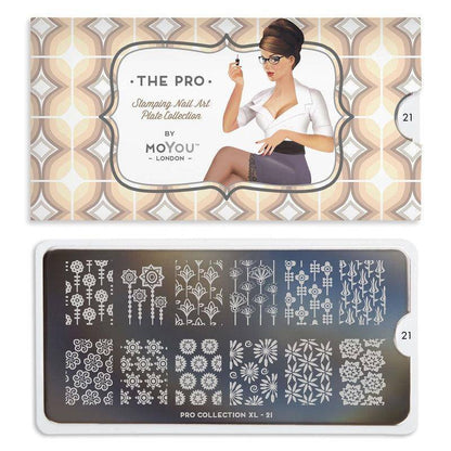 Pro XL 21 ✦ Nail Stamping Plate - MoYou London