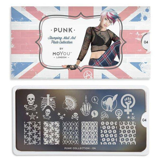 Punk 04 ✦ Nail Stamping Plate - MoYou London