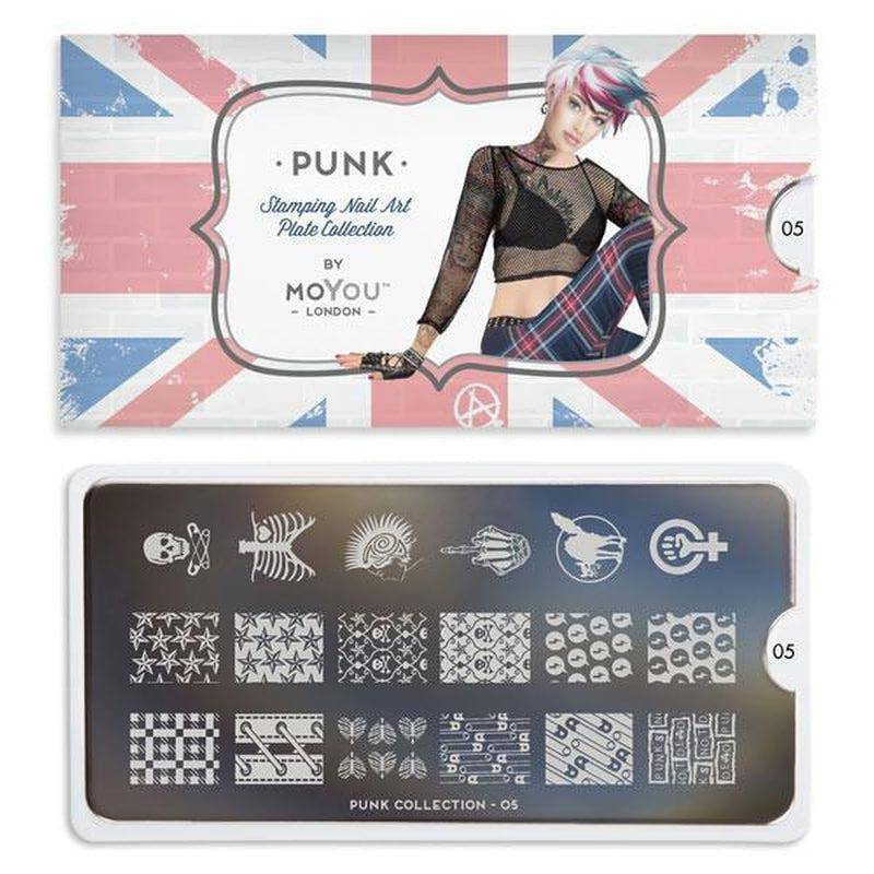 Punk 05 ✦ Nail Stamping Plate - MoYou London