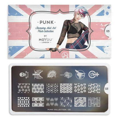 Punk 05 ✦ Nail Stamping Plate - MoYou London