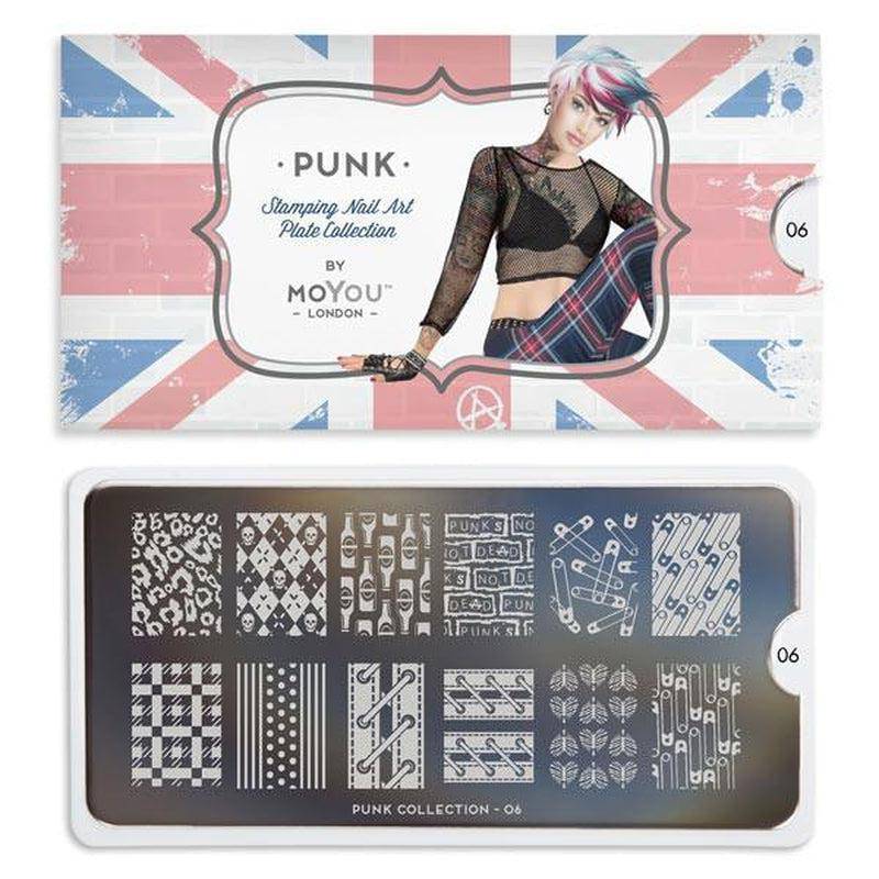 Punk 06 ✦ Nail Stamping Plate - MoYou London