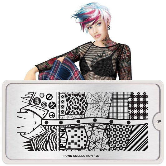 Punk 09 ✦ Nail Stamping Plate - MoYou London