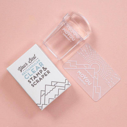 Rectangular Clear Stamper & Scraper - MoYou London