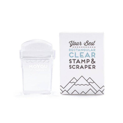 Rectangular Clear Stamper & Scraper - MoYou London