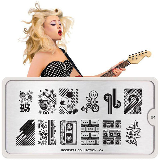 Rockstar 04 ✦ Nail Stamping Plate - MoYou London