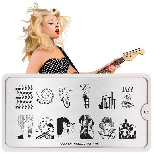 Rockstar 05 ✦ Nail Stamping Plate - MoYou London