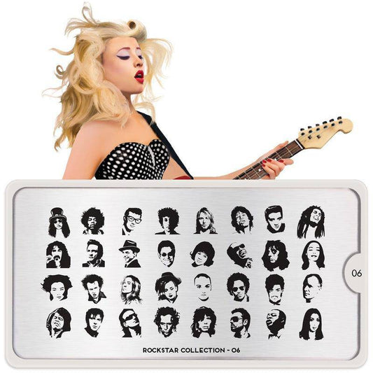 Rockstar 06 ✦ Nail Stamping Plate - MoYou London