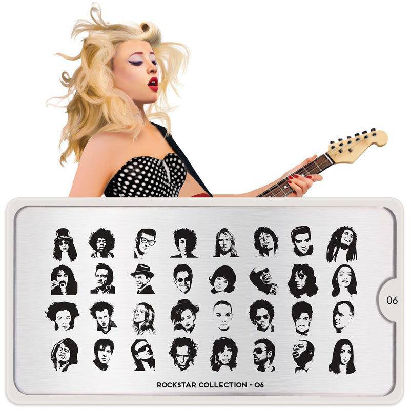 Rockstar 06 ✦ Nail Stamping Plate - MoYou London