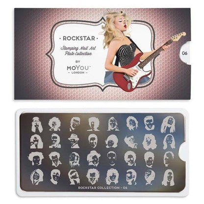 Rockstar 06 ✦ Nail Stamping Plate - MoYou London