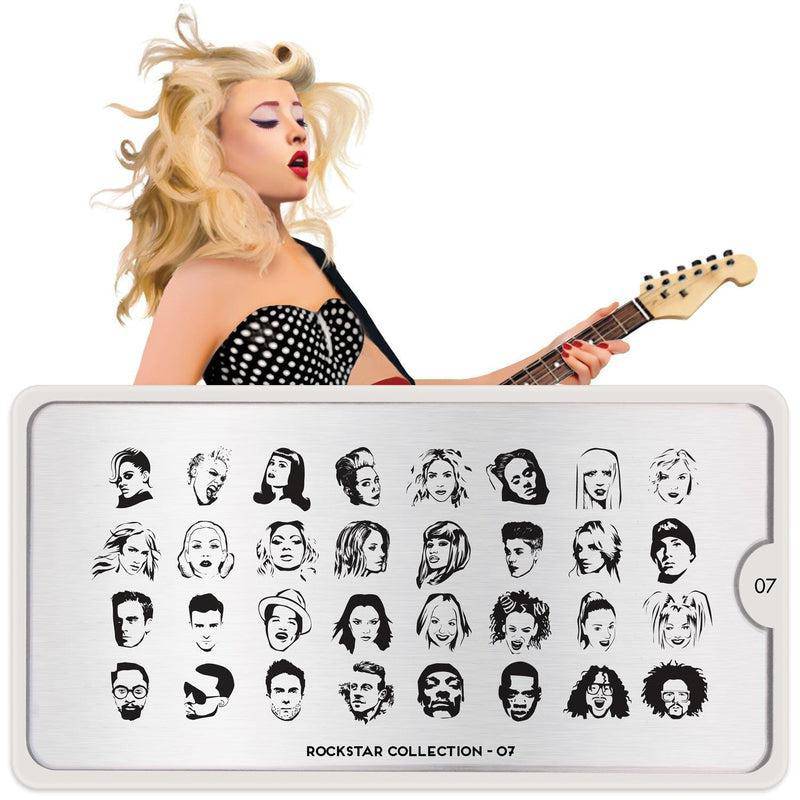 Rockstar 07 ✦ Nail Stamping Plate - MoYou London