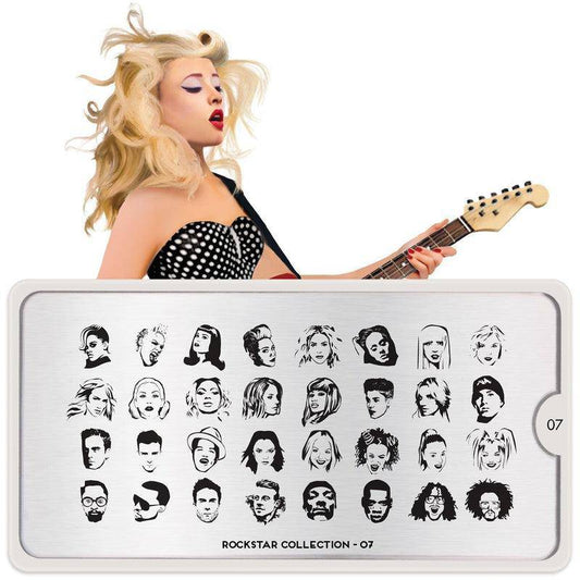 Rockstar 07 ✦ Nail Stamping Plate - MoYou London