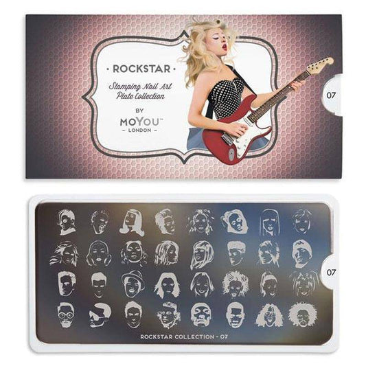 Rockstar 07 ✦ Nail Stamping Plate - MoYou London