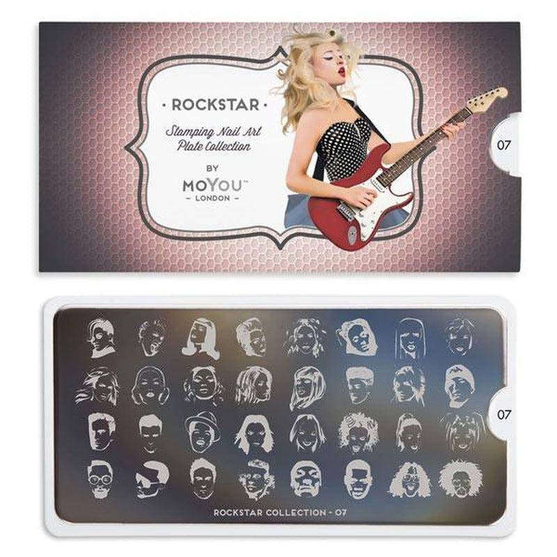 Rockstar 07 ✦ Nail Stamping Plate - MoYou London