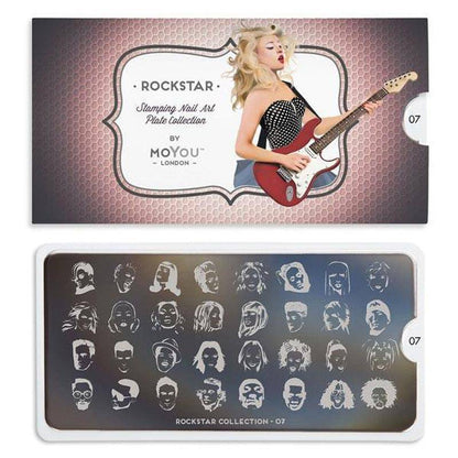 Rockstar 07 ✦ Nail Stamping Plate - MoYou London