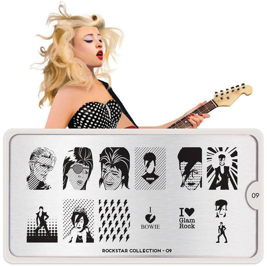 Rockstar 09 ✦ Nail Stamping Plate - MoYou London