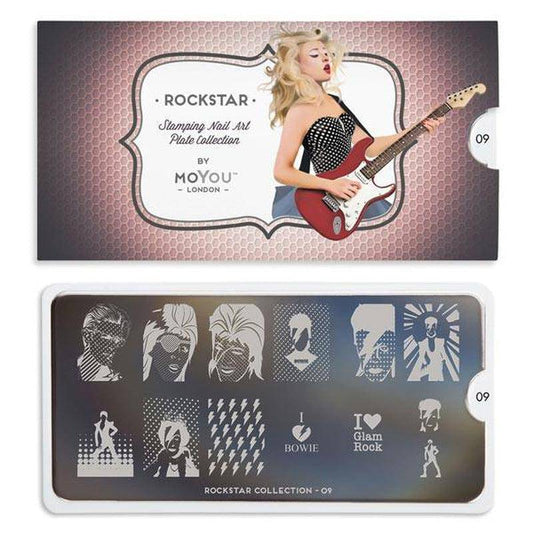 Rockstar 09 ✦ Nail Stamping Plate - MoYou London
