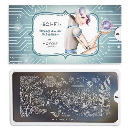 SCI FI 04 ✦ Nail Stamping Plate - MoYou London