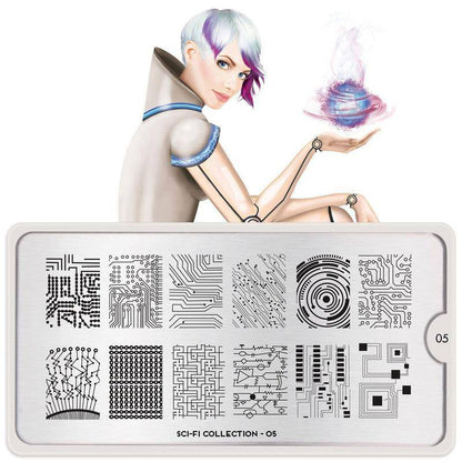 SCI FI 05 ✦ Nail Stamping Plate - MoYou London