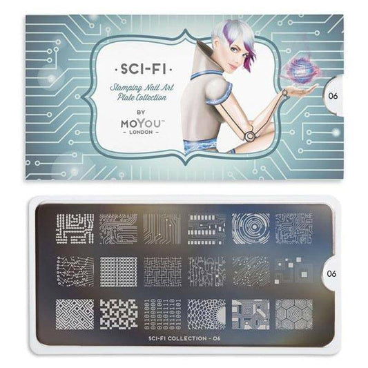 SCI FI 06 ✦ Nail Stamping Plate - MoYou London
