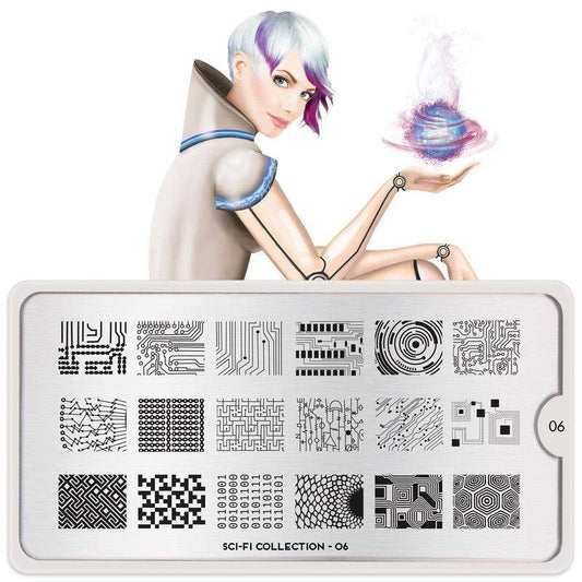 SCI FI 06 ✦ Nail Stamping Plate - MoYou London