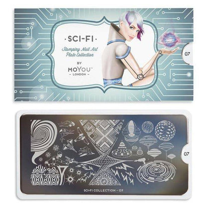 SCI FI 07 ✦ Nail Stamping Plate - MoYou London