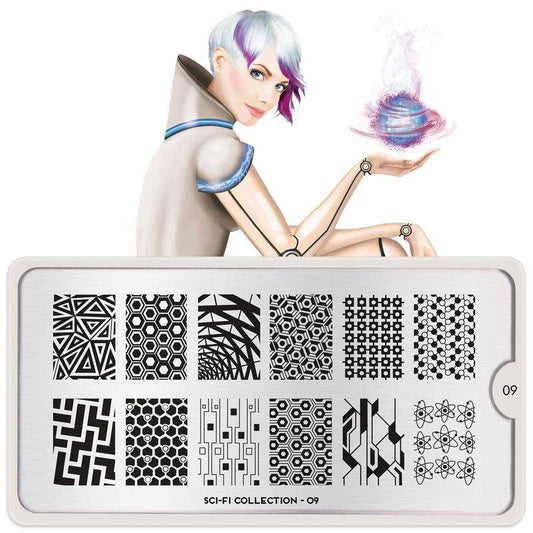 SCI FI 09 ✦ Nail Stamping Plate - MoYou London