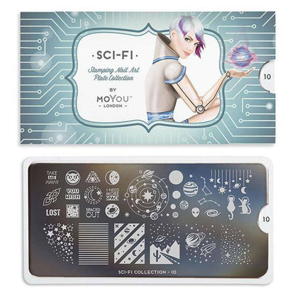 SCI FI 10 ✦ Nail Stamping Plate - MoYou London