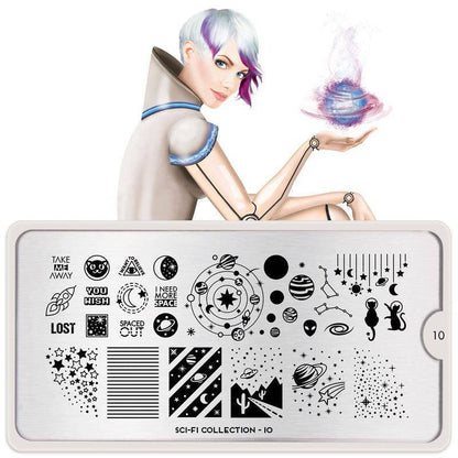 SCI FI 10 ✦ Nail Stamping Plate - MoYou London