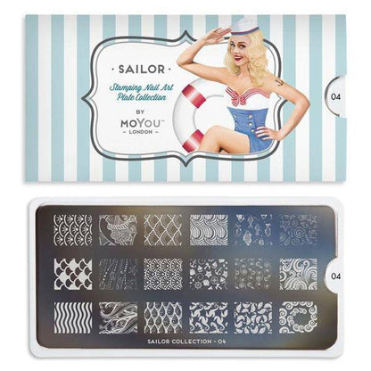 Sailor 04 ✦ Nail Stamping Plate - MoYou London